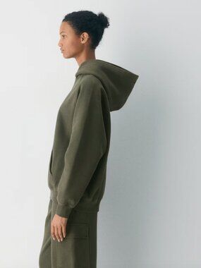 Aritzia Dark Olive Mega Raglan Hoodie and Mega Cargo Sweatpants
